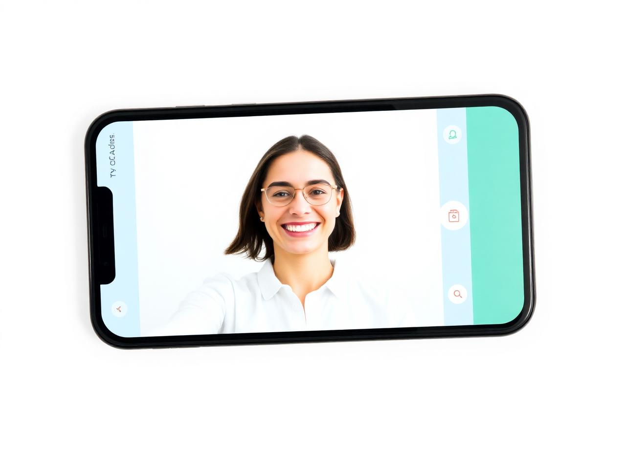 A customer verifying their identity on a mobile phone